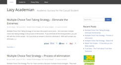 Desktop Screenshot of lazyacademian.com